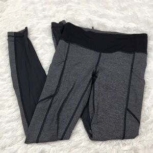 Lululemon Speed Tight V Heathered Black Deep Coal
